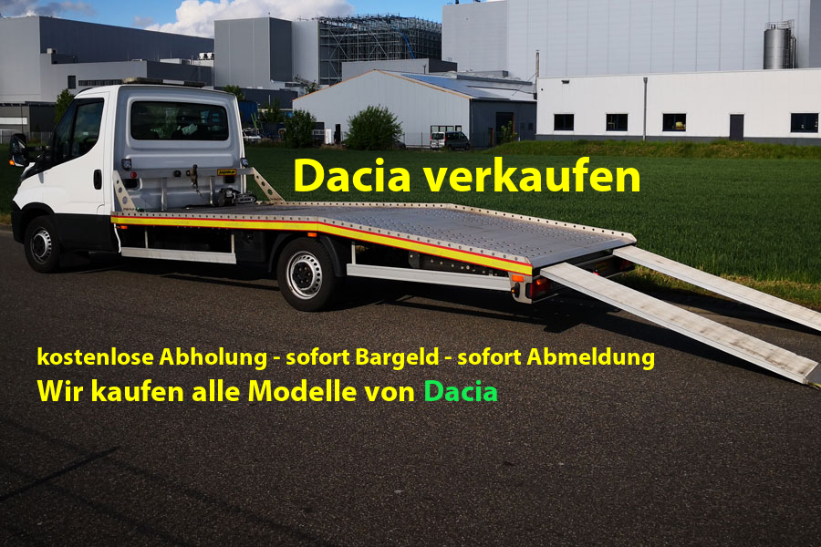 Dacia verkaufen Dacia verkaufen